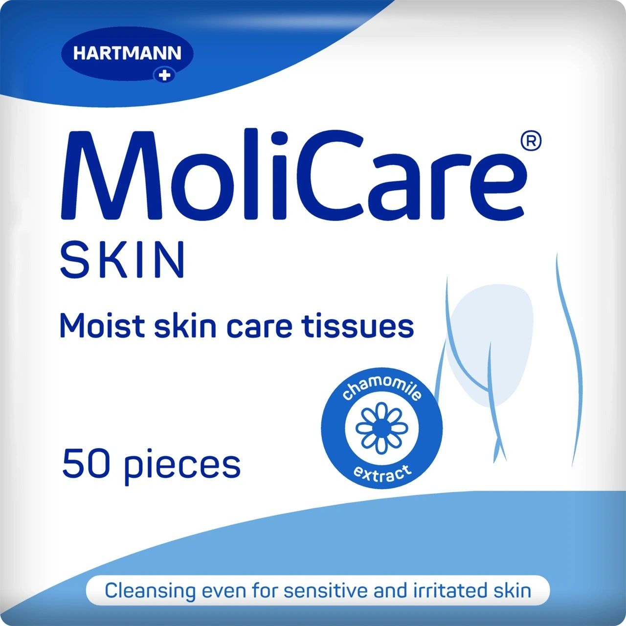 MoliCare Skin - Moist skin care tissues - 50 pieces