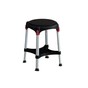 King Rotating Round Stool with Tray, Adjustable Height