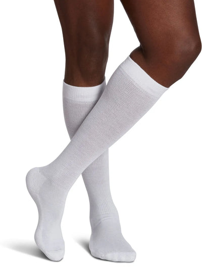 Diabetic Sock Calf - White